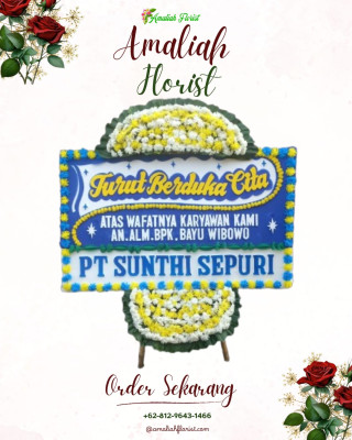 Papan Bunga Duka di Oksop