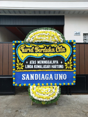 Papan Bunga Duka di Oksop